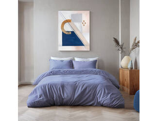 Byrklund Dekbedovertrek Nordic Blue